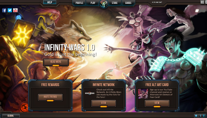к игре Infinity Wars - Animated Trading Card Game