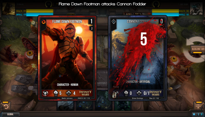 к игре Infinity Wars - Animated Trading Card Game