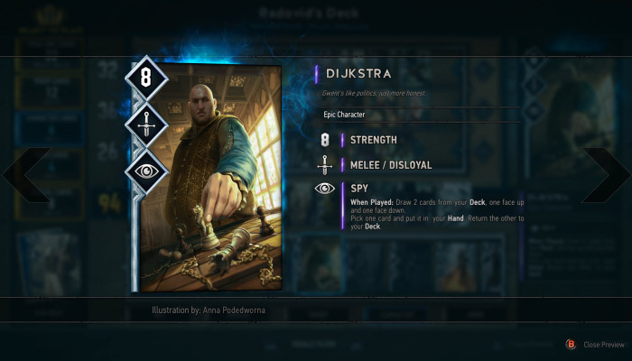 к игре Gwent: The Witcher Card Game