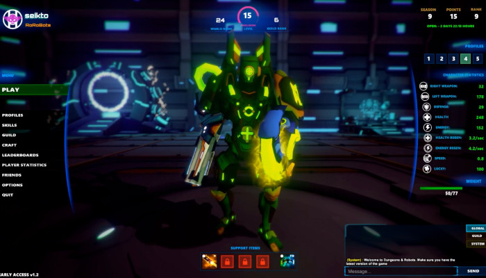 к игре Dungeons & Robots