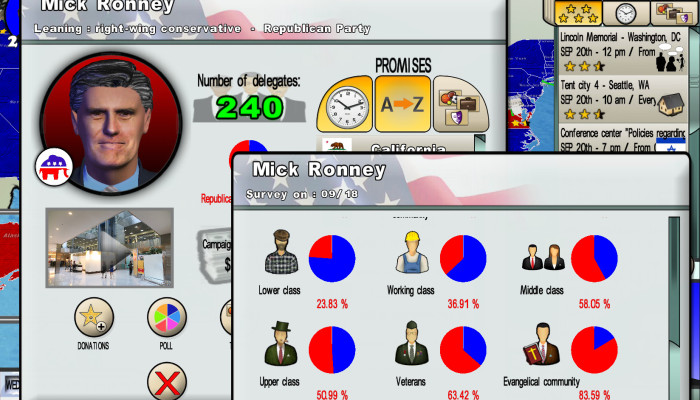 к игре Race for the White House, The