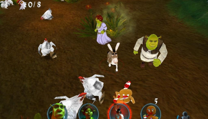 к игре Shrek 2: Team Action