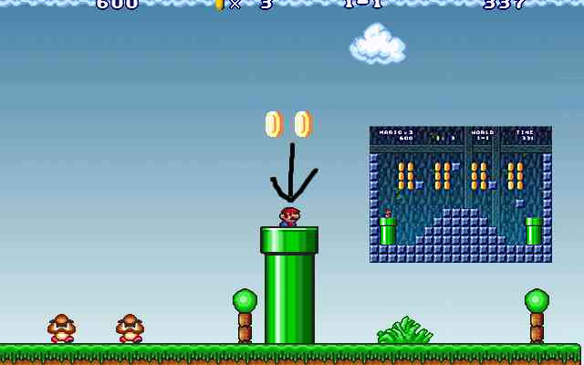 к игре Super Mario 3: Mario Forever