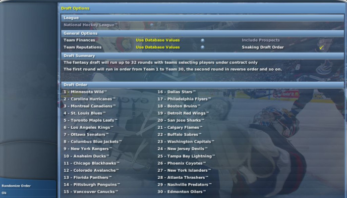 к игре NHL Eastside Hockey Manager 2007