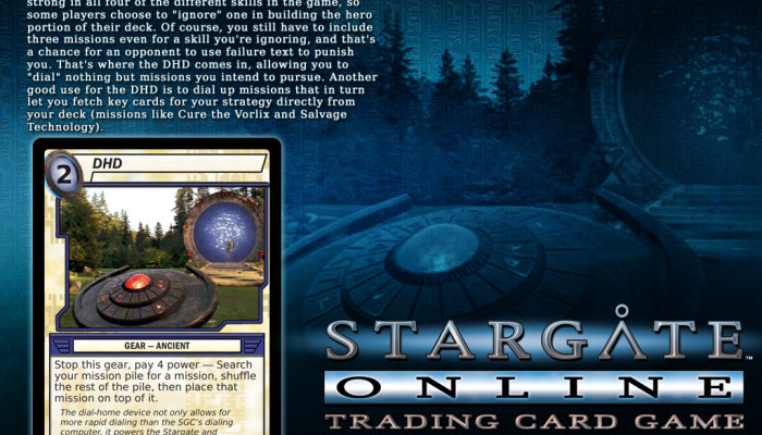 к игре Stargate Online Trading Card Game