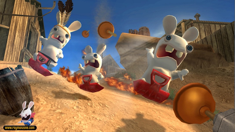 Включи кролик игра. Rayman: бешеные кролики. Рейман и бешеные кролики. Rayman Raving Rabbids игра. Рейман бешеные кролики 2.