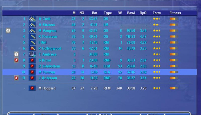 к игре International Cricket Captain 2008