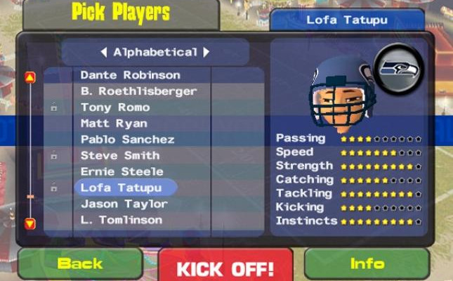 к игре Backyard Football 2009