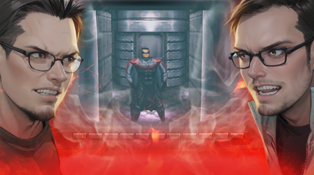 Пригорание. Тёмный низкополигональный рыцарь. Batman & Robin