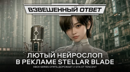 ЛЮТЫЙ НЕЙРОСЛОП В РЕКЛАМЕ STELLAR BLADE // XBOX SERIES ОПЯТЬ ДОРОЖАЕТ // GTA ОТ TENCENT [ВО]