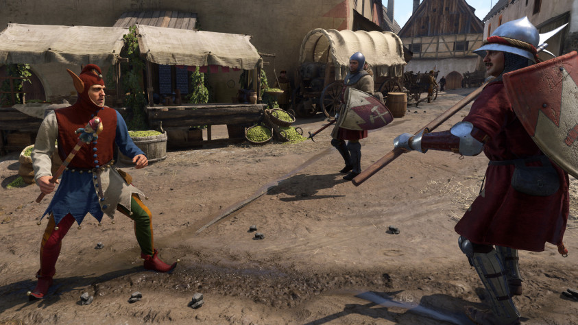Kingdom Come: Deliverance II — 6 млн проданных копий и квест по мотивам Balatro Главный герой Kingdom Come Deliverance II на фоне средневекового города