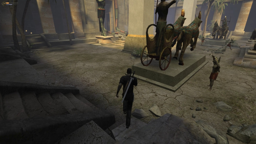 "Египетский... дворик!"