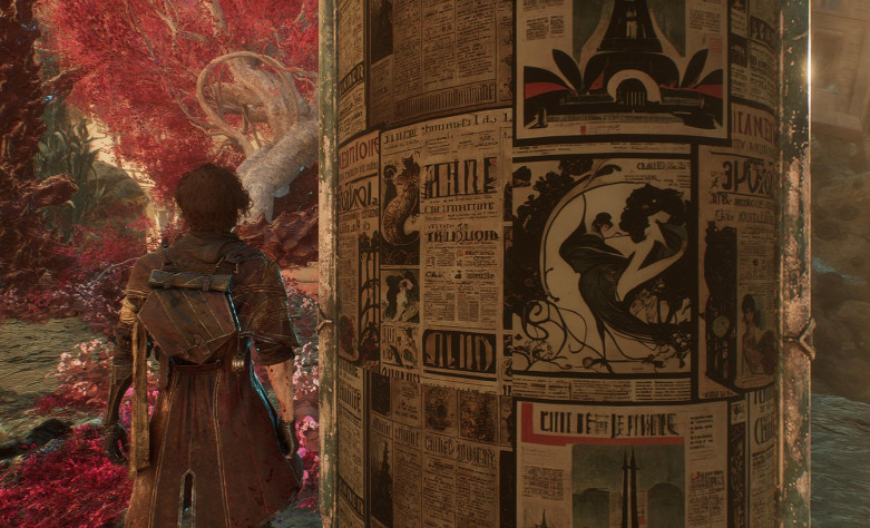 Подозрительные надписи в&amp;nbsp;Clair Obscur: Expedition 33 (их&amp;nbsp;уже сменили на&amp;nbsp;нормальные).