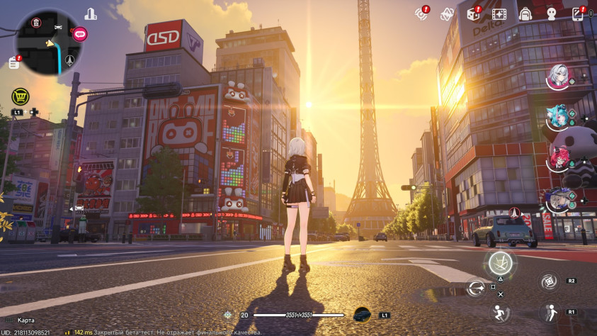 Несколько городских скриншотов в&amp;nbsp;разных районах.