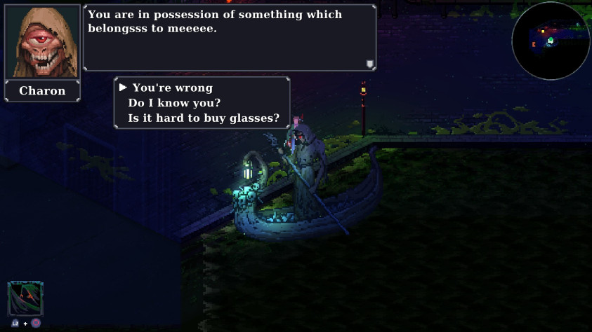 А&amp;nbsp;ещё тут есть Харон, который сразу предлагает заключить сомнительную сделку.