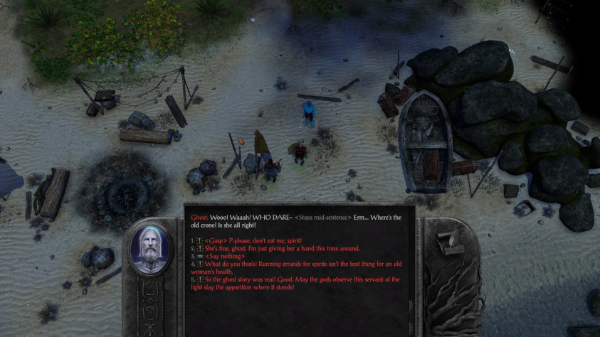 Попадаются и&amp;nbsp;такие вот призраки. Вообще, с&amp;nbsp;юмором тут всё неплохо.