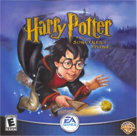 Обложка Гарри Поттера и Философского Камня (русскую в хорошем качестве не нашёл)