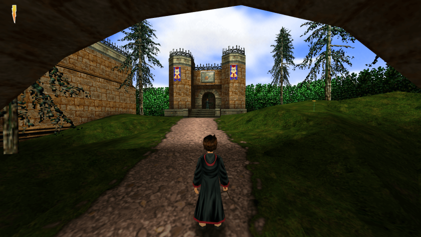 На территории Хогвартса