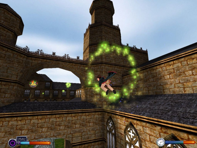 Практика полёта на метле