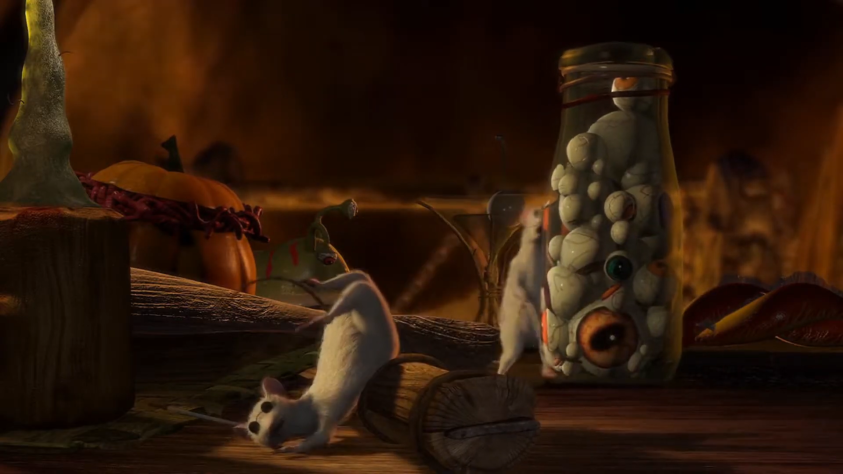 В первом мультике Шрек