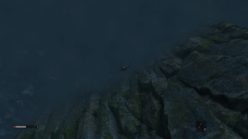 В Секиро тратится только часть здоровья при падении куда и откуда не надо