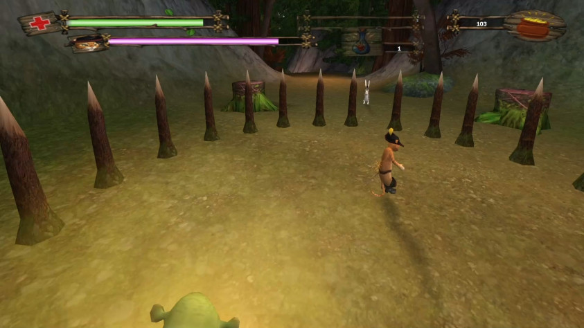 В этот момент я пытался его ударить, но это ошибка