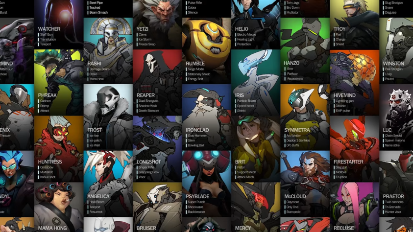 Наброски персонажей для Titan.