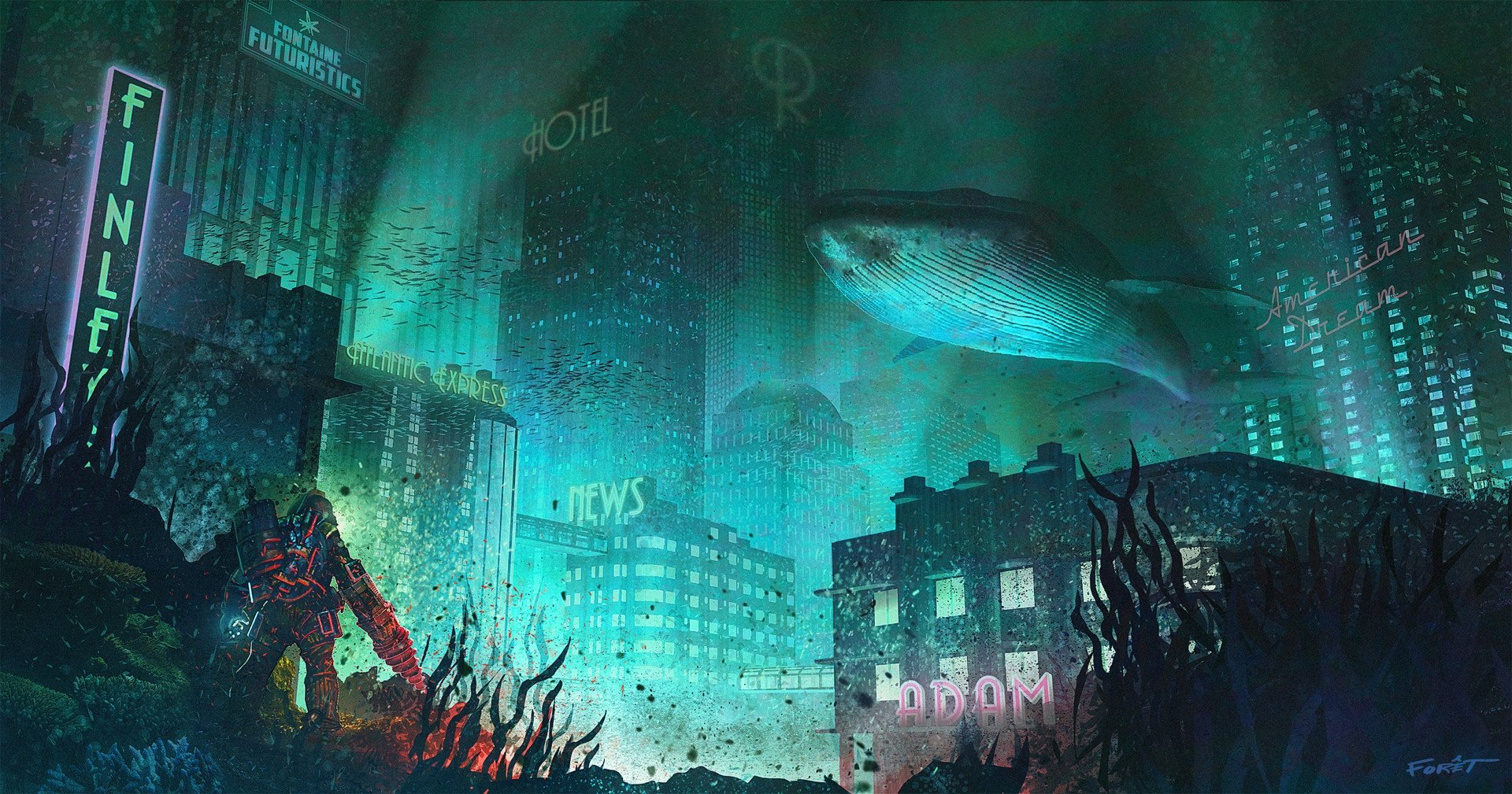 Bioshock подводный город