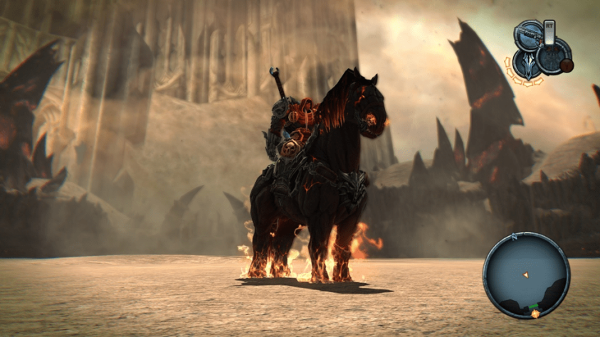 Какой же всадник без своей лошади. Лошадку зовут Руина.