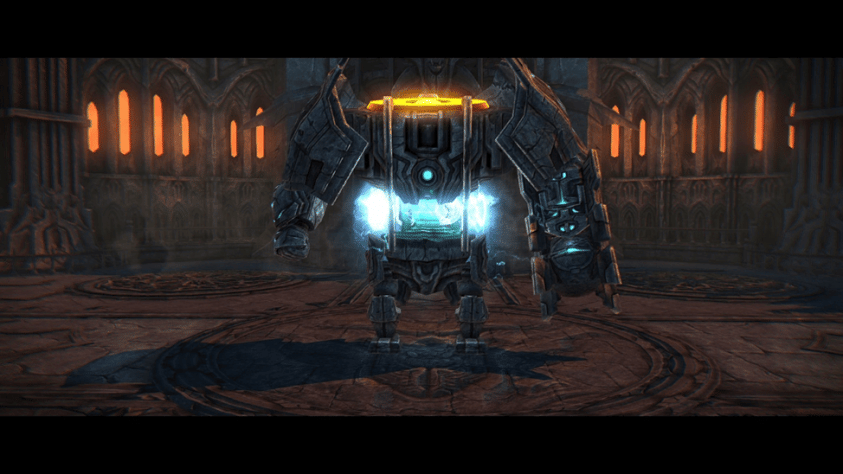 Этот минибосс попьет у вас крови. Надо ставить порталы, чтобы запрыгнуть на него и ударить по слабому месту. Проблема в том, что порталы какого-то хера не ставятся с первого раза. Это подожгло мою пятую точку.