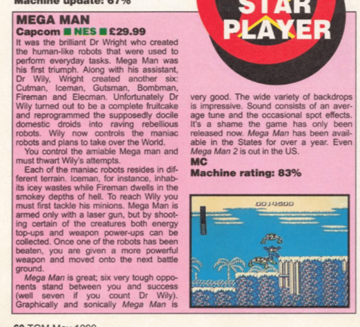 Статья из британского журнала Game machine 1990 горда.