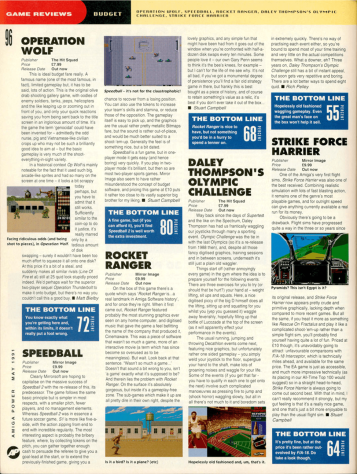 Краткая рецензия из журнала Amiga Power за 1991 год. К сожалению, именно на спектрум оказалось проблематичнее найти ревью.