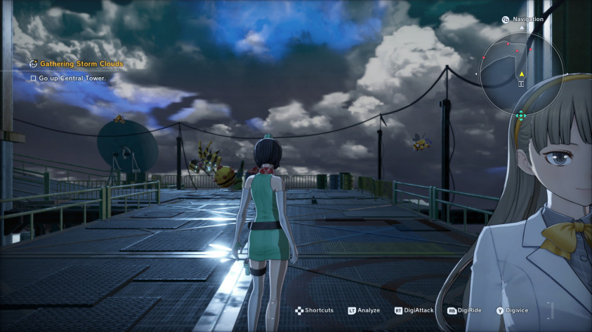 Весьма атмосферная башня после длительного подъема наверх, где приходилось таскать батареи и&amp;nbsp;всовывать дигимонов в&amp;nbsp;виде шестерней в&amp;nbsp;механизмы, чтобы те&amp;nbsp;помогли лифту и&amp;nbsp;машинерии заработать.