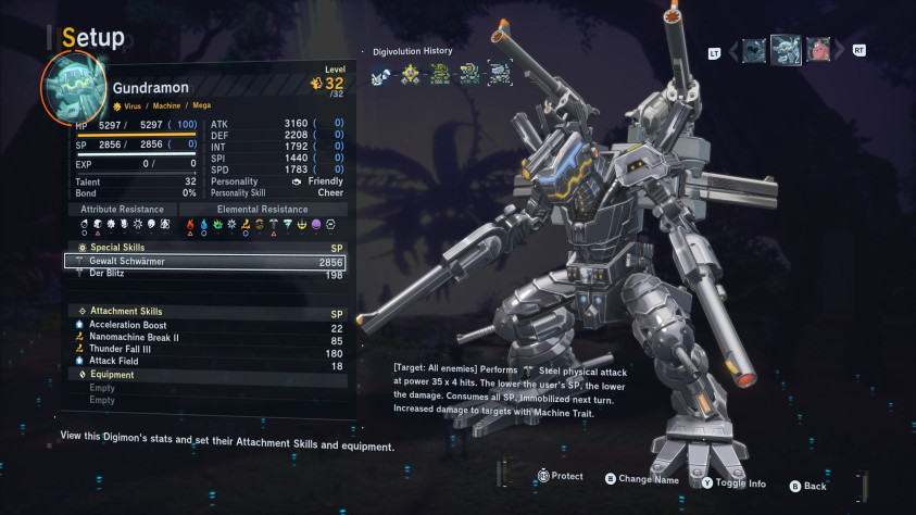 Собственно, Дигимон, который пережил 4 фазы эволюции.