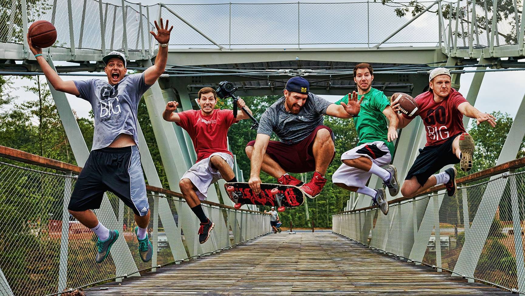 Dude Perfect ™ is a sports and comedy entertainment brand who got their sta...