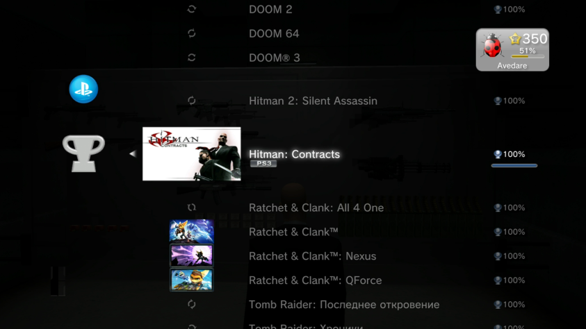 Все уровни пройдены на Профессионале с рейтингом Silent Assassin