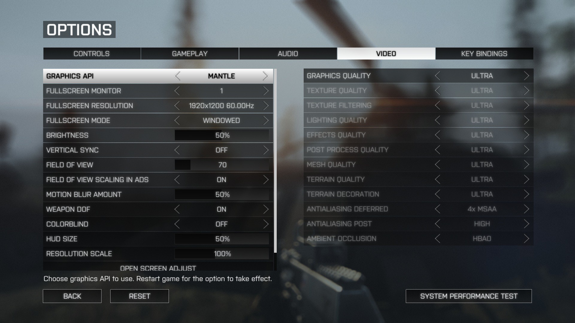 Язык игры не поддерживается battlefield 3. Game settings Battlefield. Настройки бф4. Управление Battlefield 4. Option в игре.