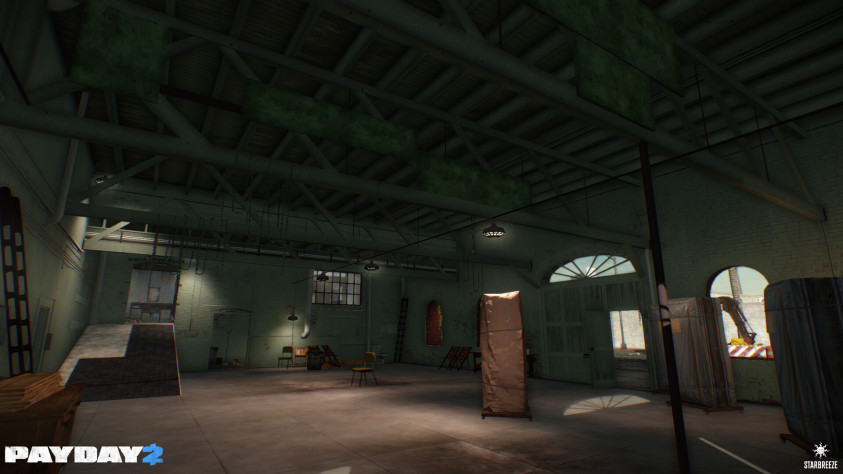 Внутри склада. Payday 2