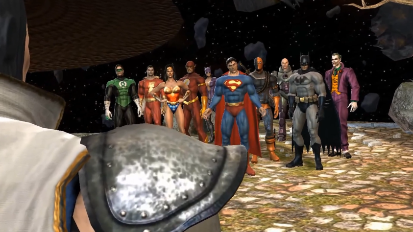 Да, теперь у нас есть дилогия Injusice, а тогда концепт был свежий