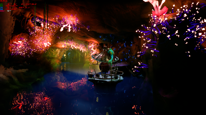 Буйство света.