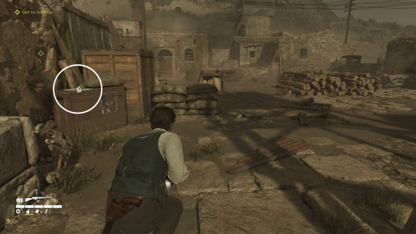 После зачистки территории осмотрите стены с&amp;nbsp;правой стороны, где есть ящик с&amp;nbsp;газетой «Драма в&amp;nbsp;суде».