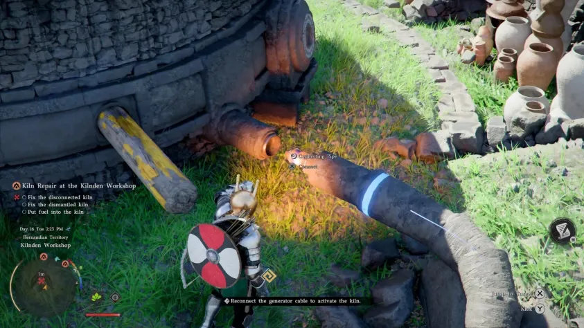 Разъединённый провод.