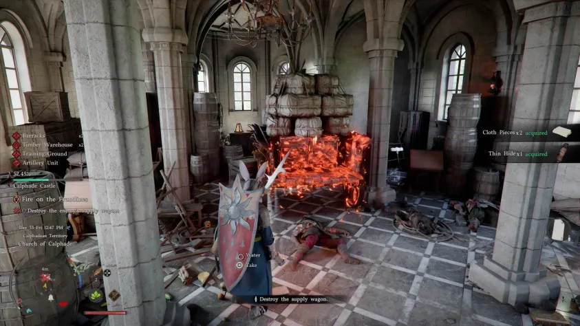 Нужная повозка в&amp;nbsp;церкви.