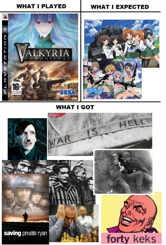 What i m me playing. What i Played what i expected. What i watched what i expected what i got. Valkyria Chronicles what i expect what i got. Valkyria Chronicles meme.