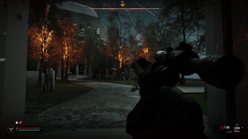 Нужно перезарядиться. И бинт обязательно!