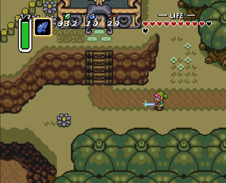 The legend of zelda a link to the past карта