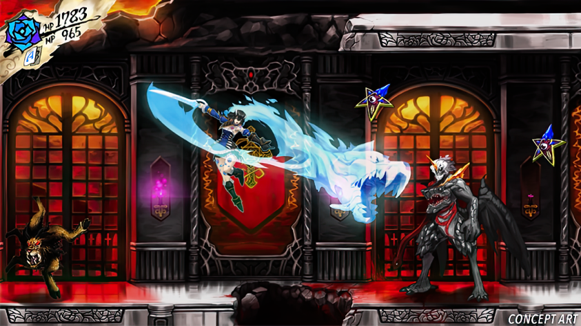 Концепт-арт со&amp;nbsp;страницы Bloodstained: Ritual of&amp;nbsp;the Night на&amp;nbsp;Kickstarter