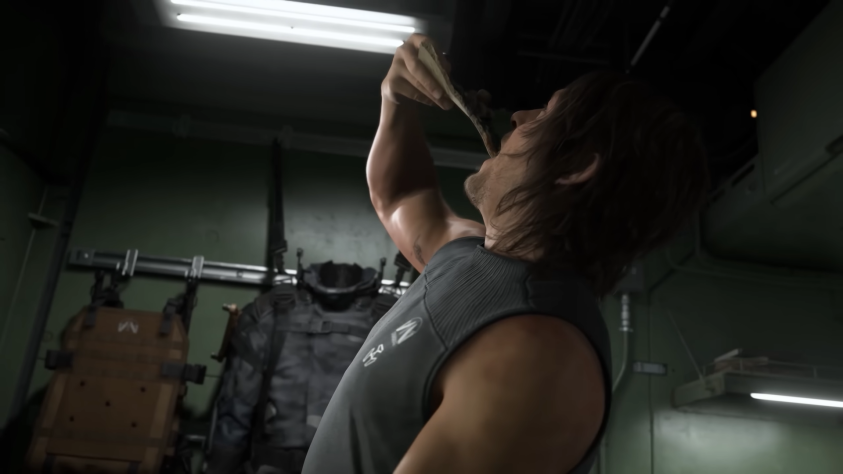 Так что пиццу таким образом хавает не Сэм Портер Бриджес, а Норман Ридус.