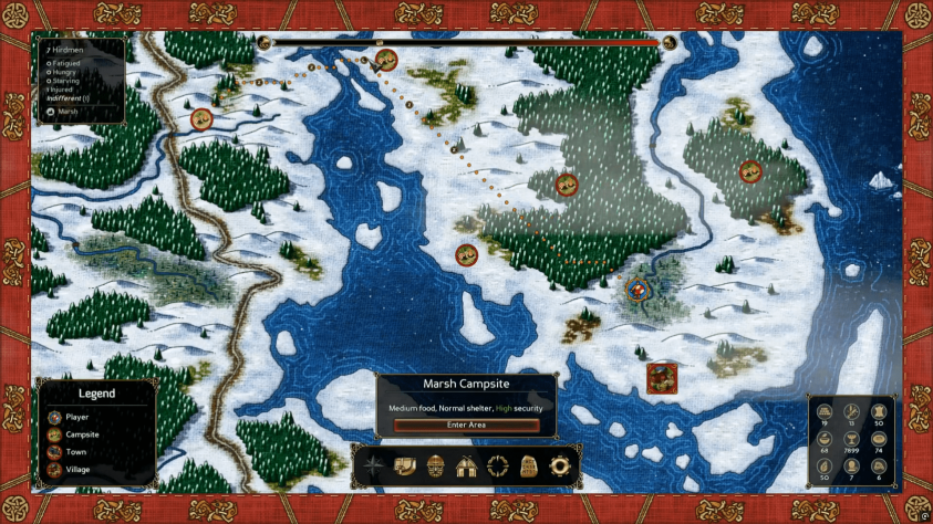 Выбор маршрута в Expeditions: Viking.