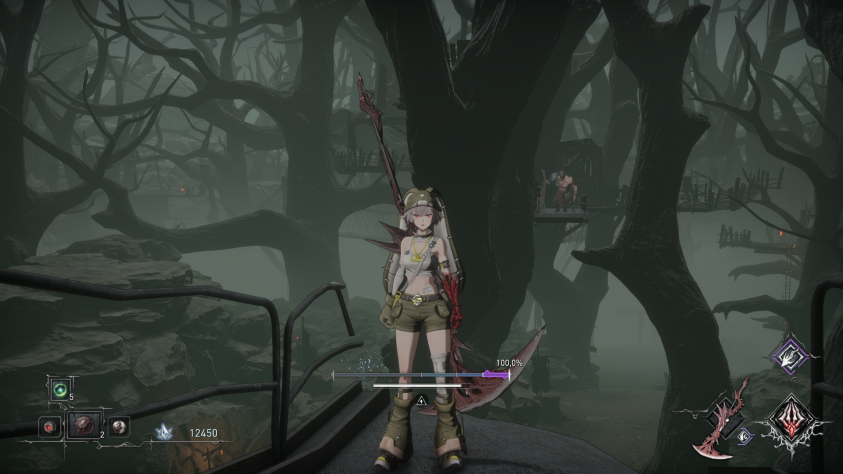 Серый лес, с серым ядовитым болотом, в который попадаешь из серого города.